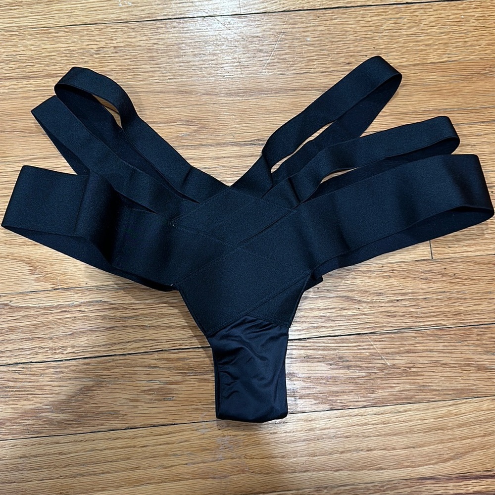 Strappy satin panty